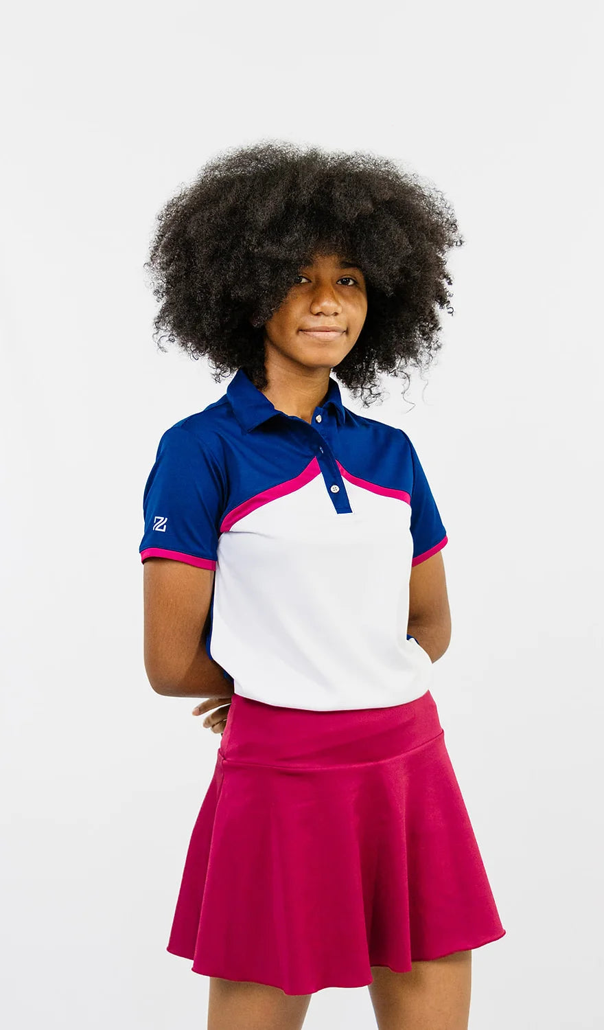 Falda Deportiva Circular Vino