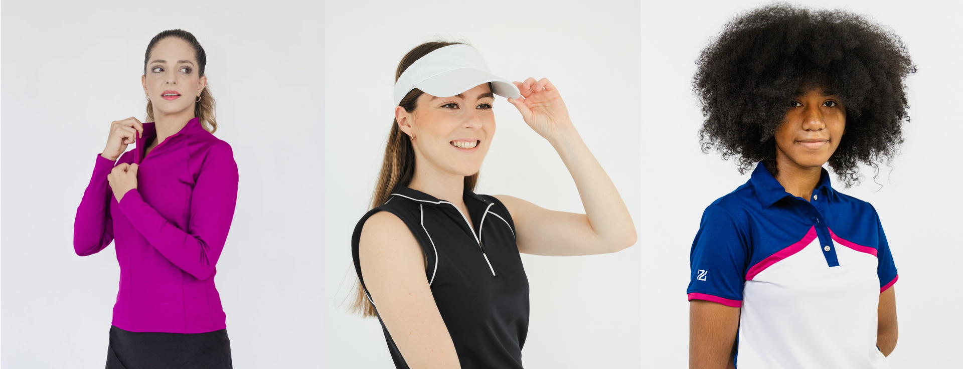 Playeras golf para mujer dryfit con protección solar