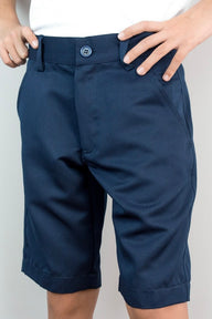 Navy Blue Golf Bermuda Shorts