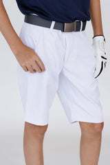 Bermuda blanca golf antifluido para niño - Tecnología repelente al agua resistente al juego activo