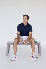 Bermuda golf profesional blanca para hombre - 4 bolsas funcionales ideal para verano Zendra