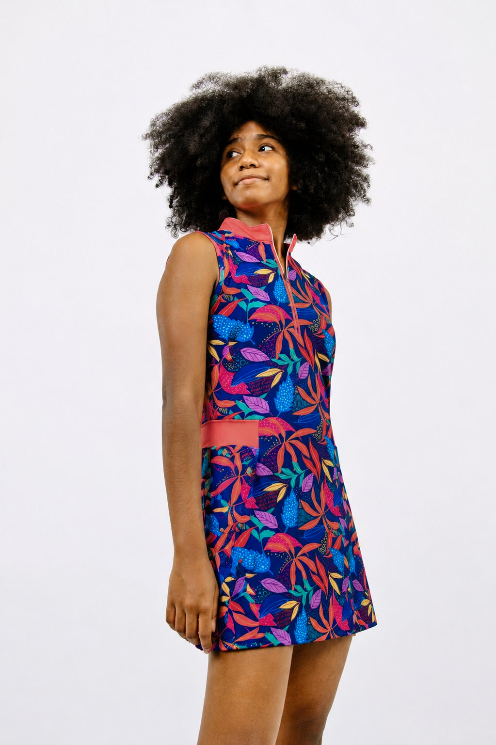 Vestido Deportivo de Golf Estampado para Dama con lycra