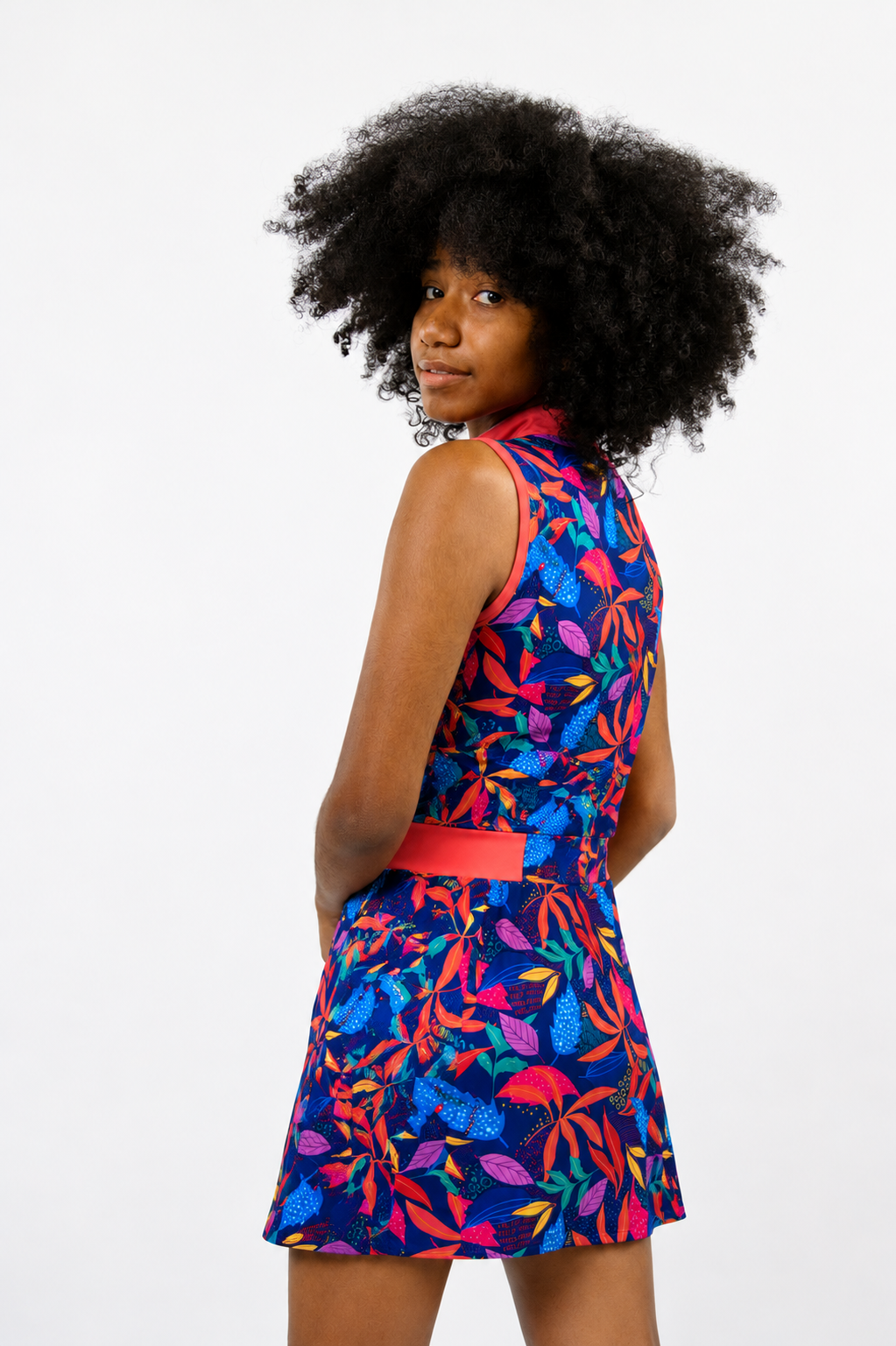 Vestido Deportivo de Golf Estampado para Dama con lycra