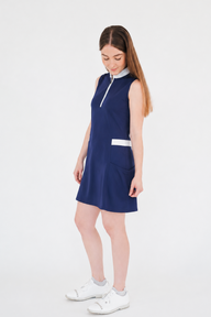 Vestido Deportivo de Golf Azul Marino para Dama con lycra