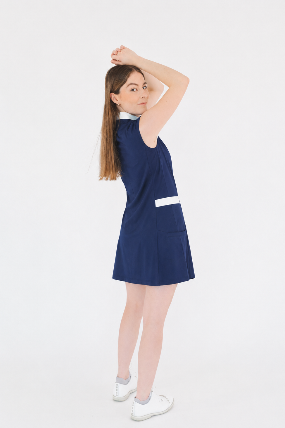 Vestido Deportivo de Golf Azul Marino para Dama con lycra