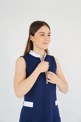 Vestido Deportivo de Golf Azul Marino para Dama con lycra