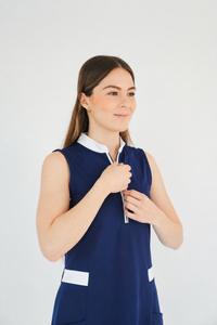 Vestido Deportivo de Golf Azul Marino para Dama con lycra