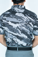 Grey Camouflage Sports Polo