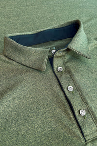 Polo de Golf Verde Militar Performance para Hombre Limited Edition (15/15)