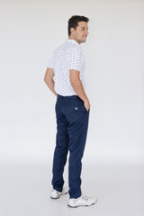 Pantalón azul marino golf antifluido para hombre - Tecnología repelente al agua y resistente