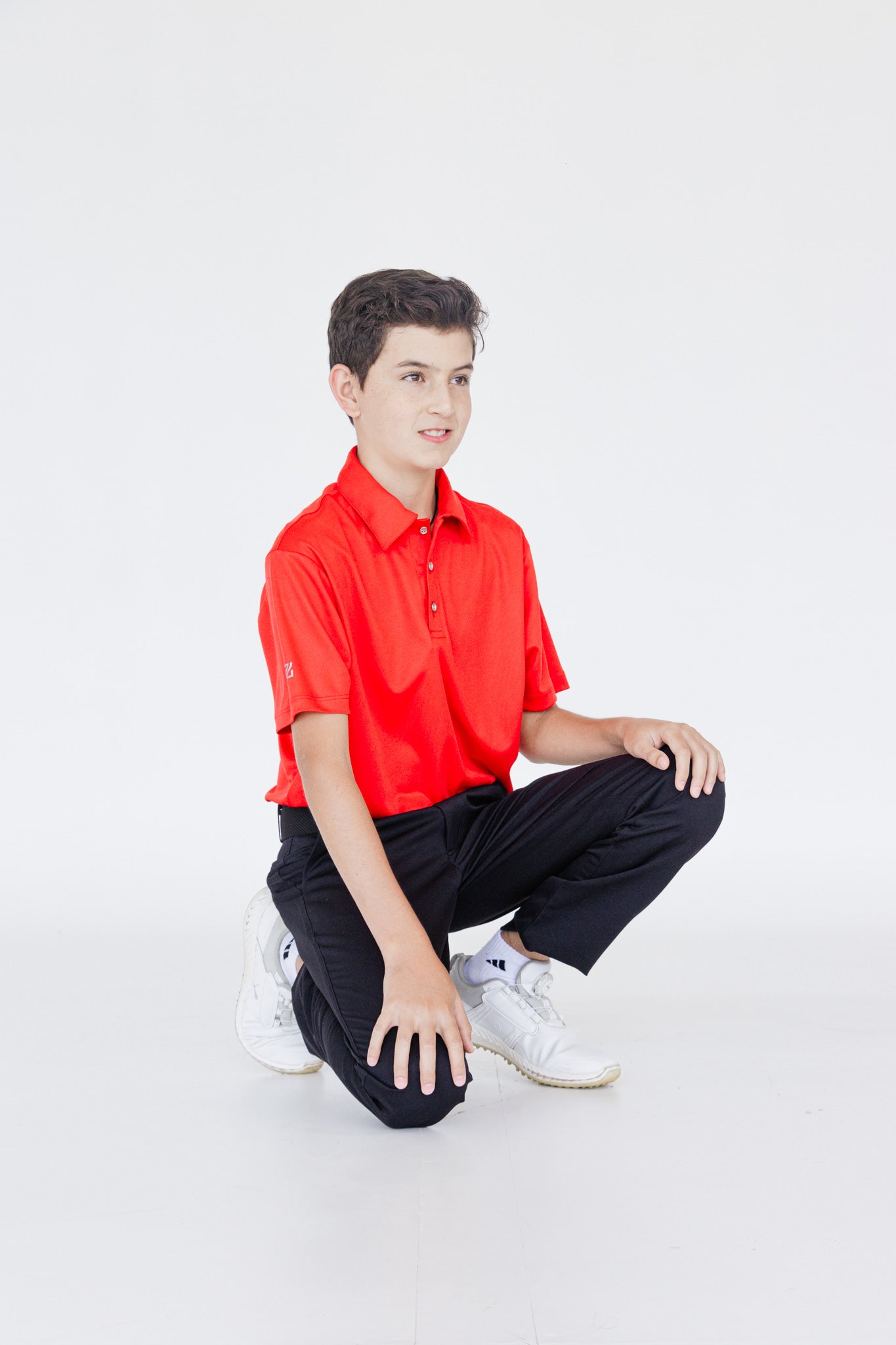 Pantalón golf profesional negro para niño - Diseño clásico atemporal con tecnología antifluido