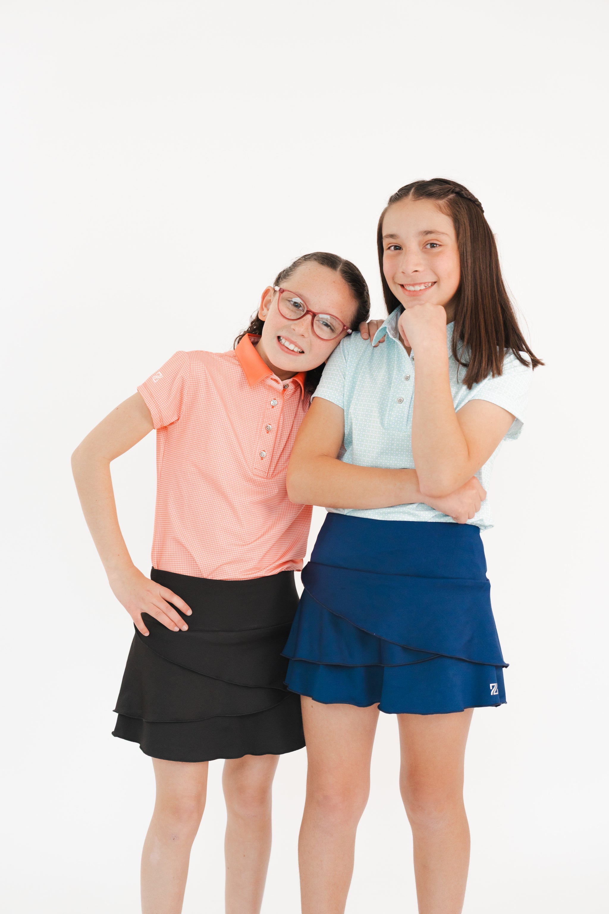 Polo golf para niña DRY y color permanente