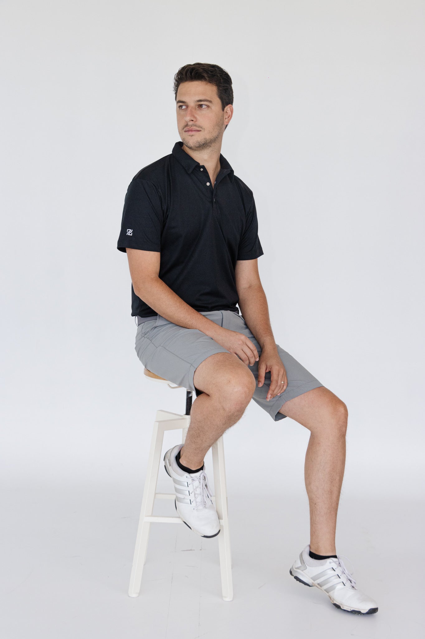 Grey Golf Bermuda Shorts