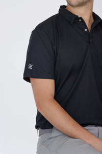 Black Sports Polo