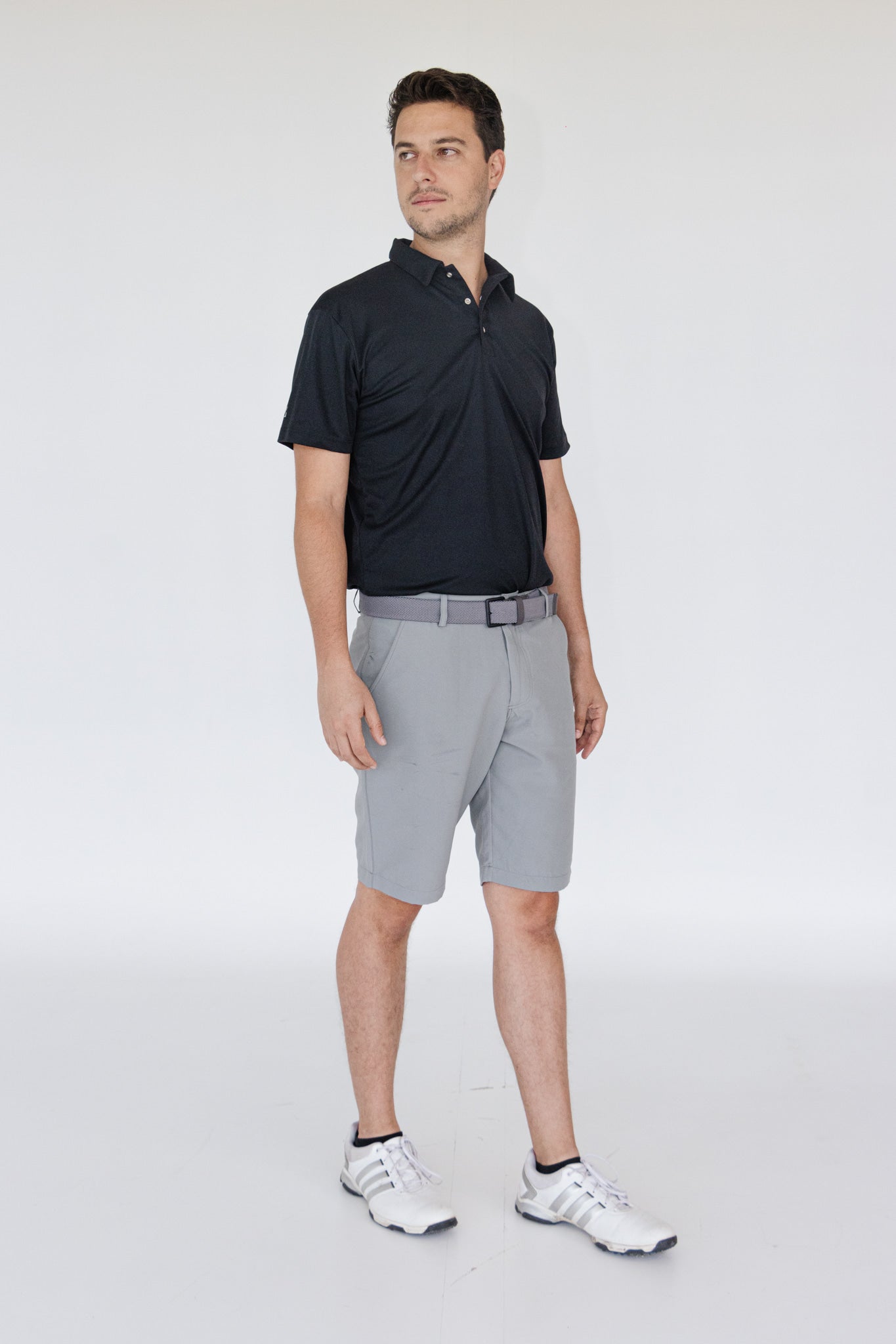 Grey Golf Bermuda Shorts