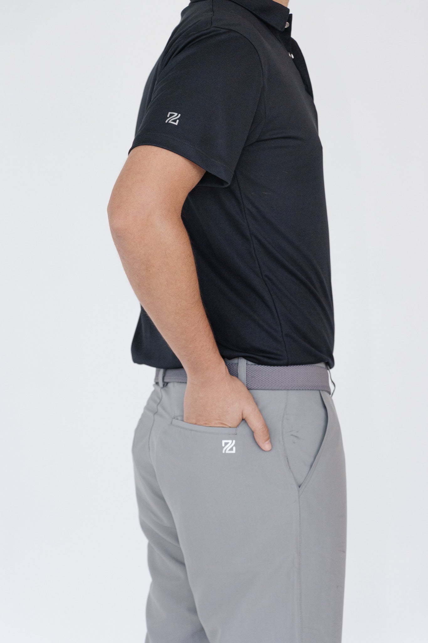 Grey Golf Bermuda Shorts