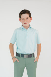 Pantalón de Golf Stretch Verde Olivo para Niño - Antifluido