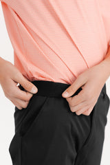 Pantalón de Golf Stretch Negro para Niño - Antifluido