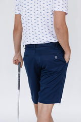 Navy Blue Golf Bermuda Shorts