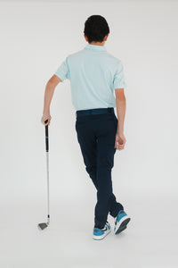Pantalón de Golf Stretch Azul Marino para Niño - Antifluido