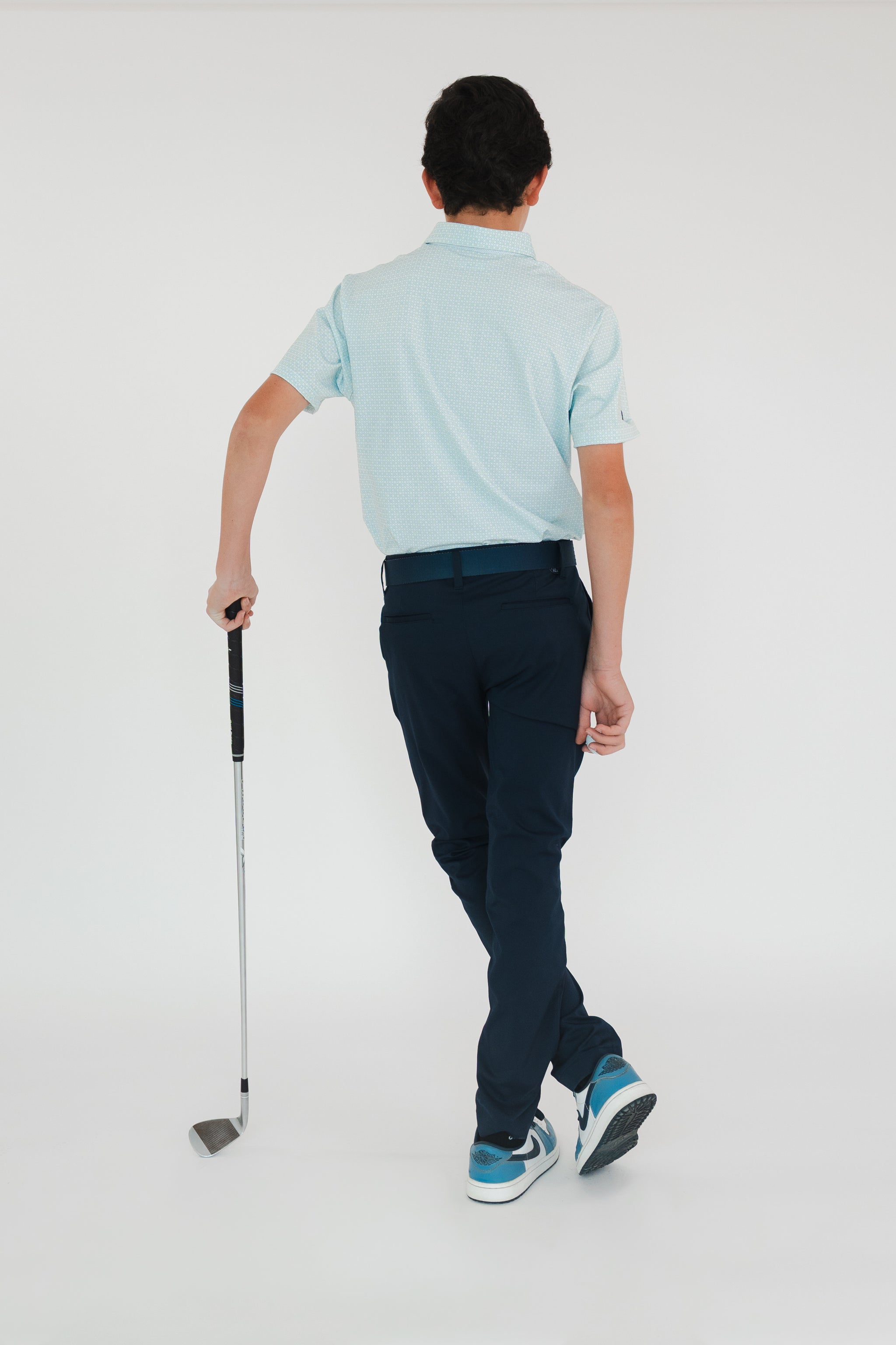 Pantalón de Golf Stretch Azul Marino para Niño - Antifluido