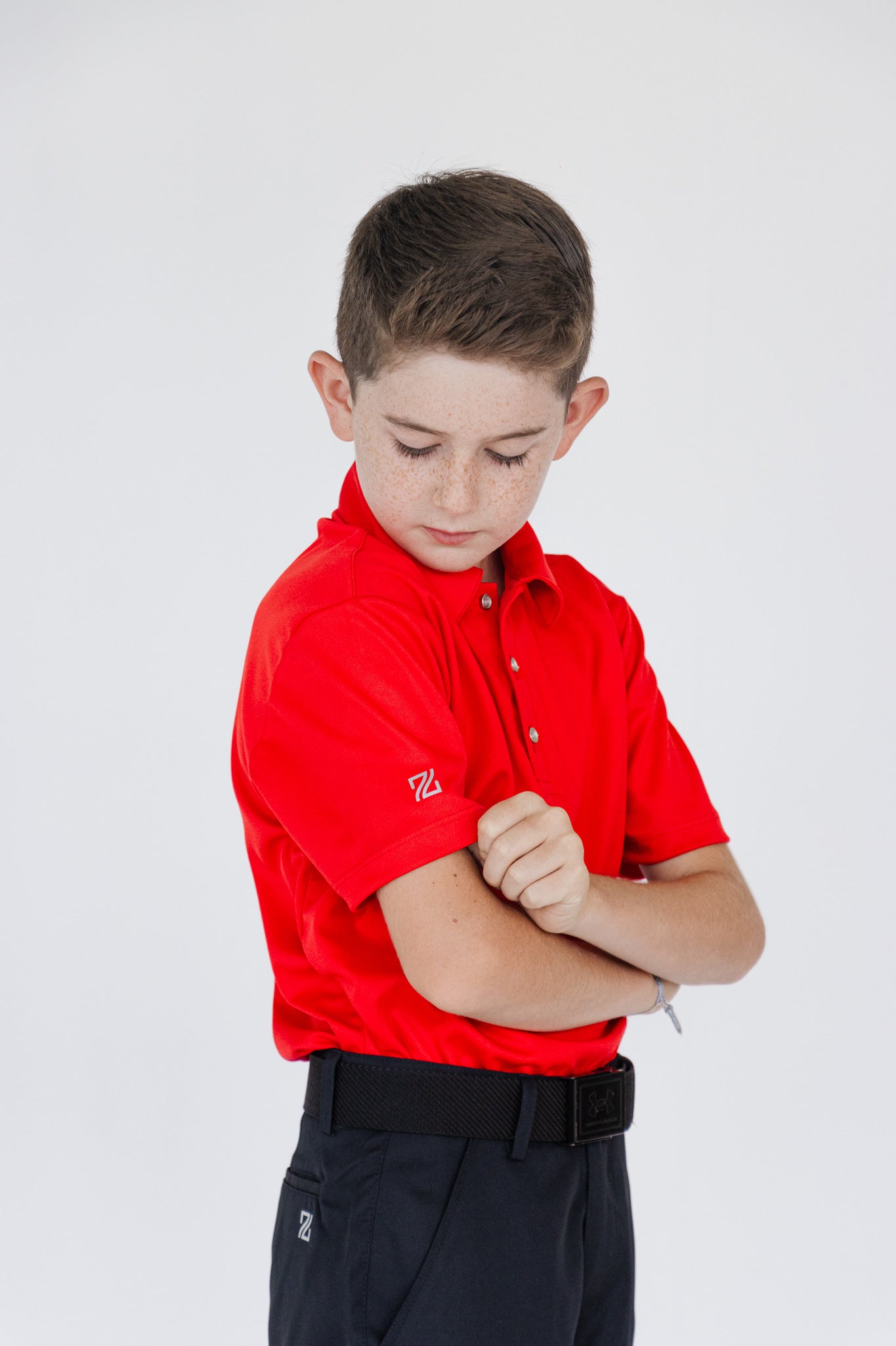 Red Sports Polo