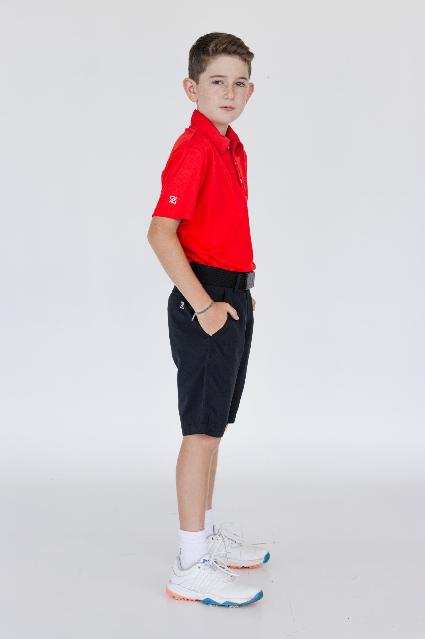 Red Sports Polo