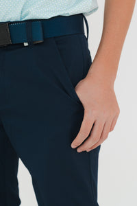 Pantalón de Golf Stretch Azul Marino para Niño - Antifluido