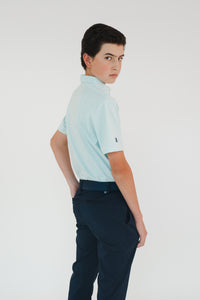 Pantalón de Golf Stretch Azul Marino para Niño - Antifluido