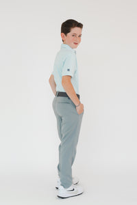 Pantalón de Golf Stretch Gris para Niño - Antifluido