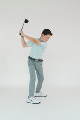 Pantalón de Golf Stretch Gris para Niño - Antifluido