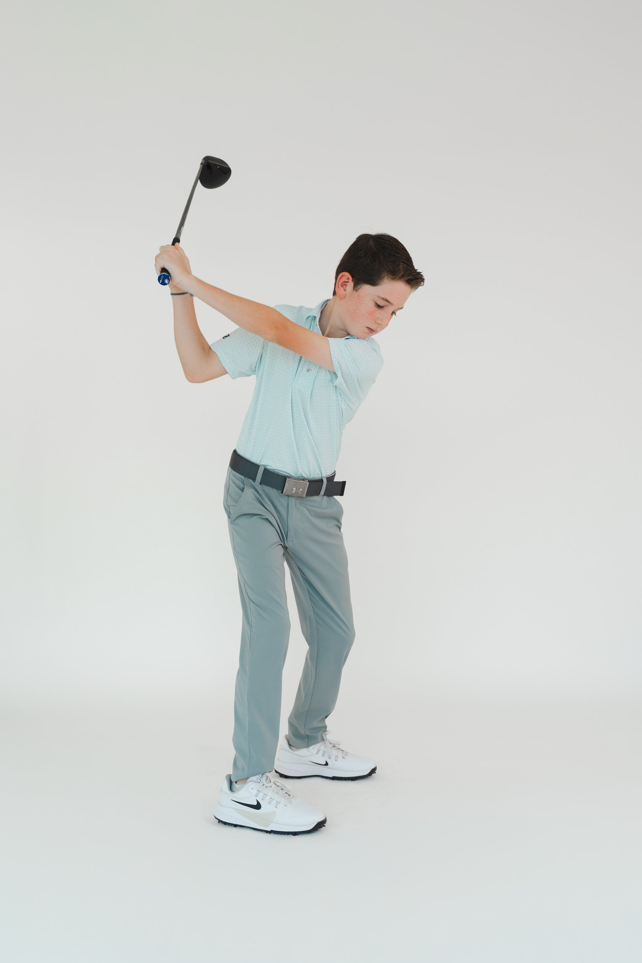 Pantalón de Golf Stretch Gris para Niño - Antifluido