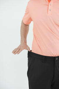 Pantalón de Golf Stretch Negro para Hombre - Antifluido