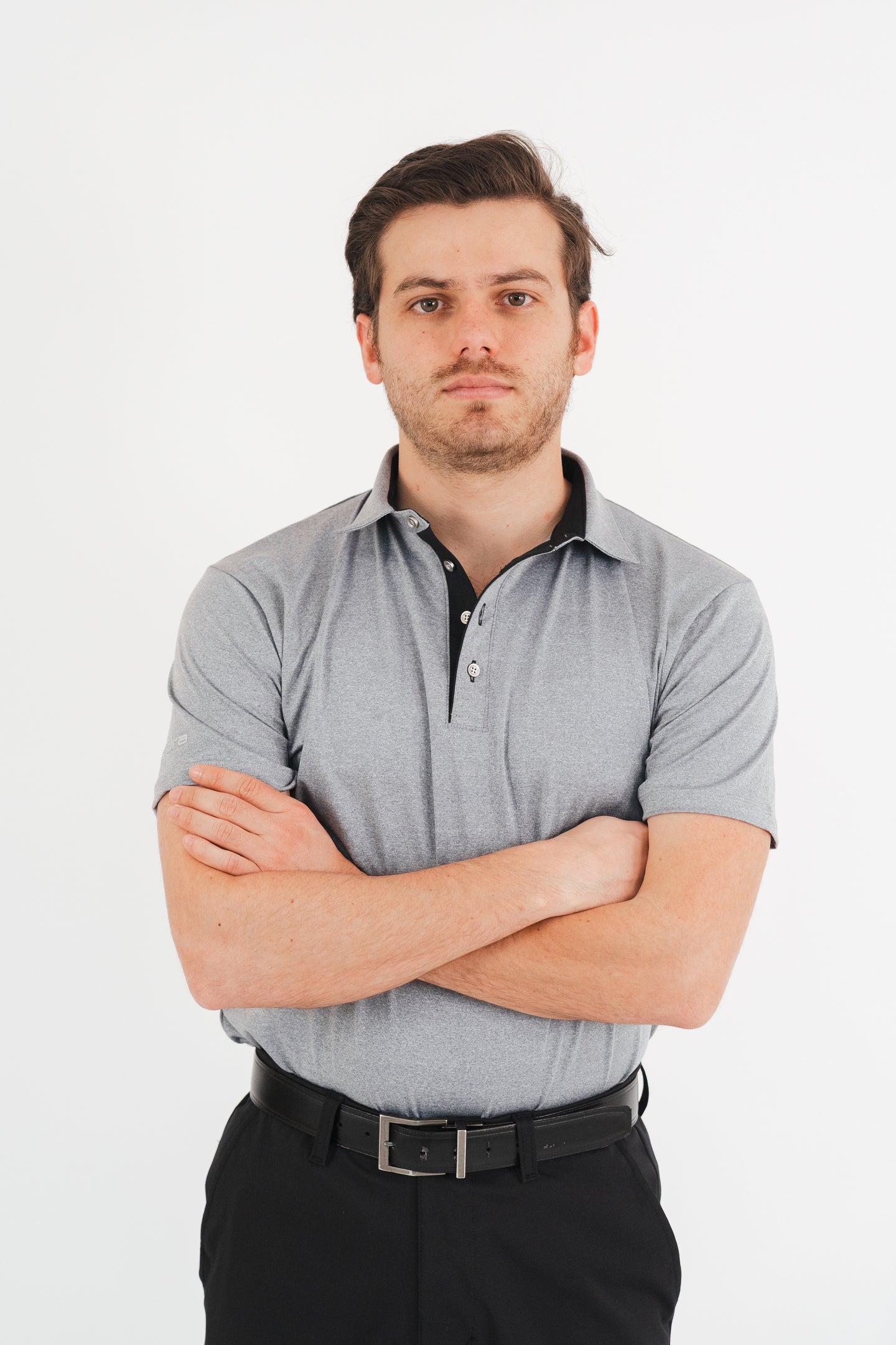 Polo de Golf Gris Performance para Hombre Limited Edition (15/15)