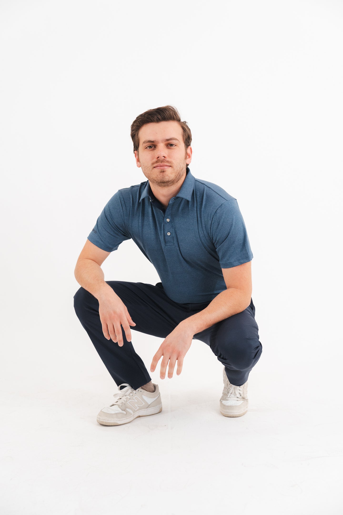 Pantalón de Golf Stretch Azul Marino para Hombre - Antifluido