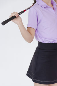 Polo lila para niña Zendra corte golf Dry y proteccion UV